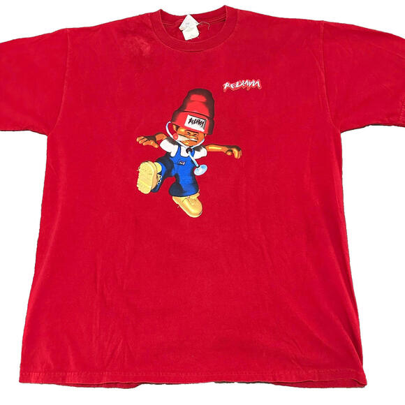 VTG Redman I'll Bee Dat Shirt Men XL Jerzees Rap Tee Hip Hop Red PROMO CD Album